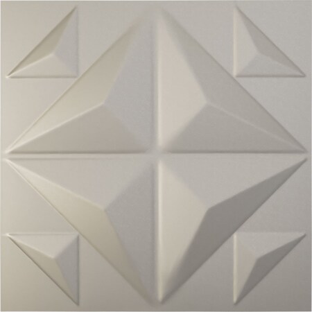 Ekena Millwork 19 5/8"W x 19 5/8"H Crystal EnduraWall Decorative 3D Wall Panel, Aluminum (Covers 2.67 Sq. Ft.